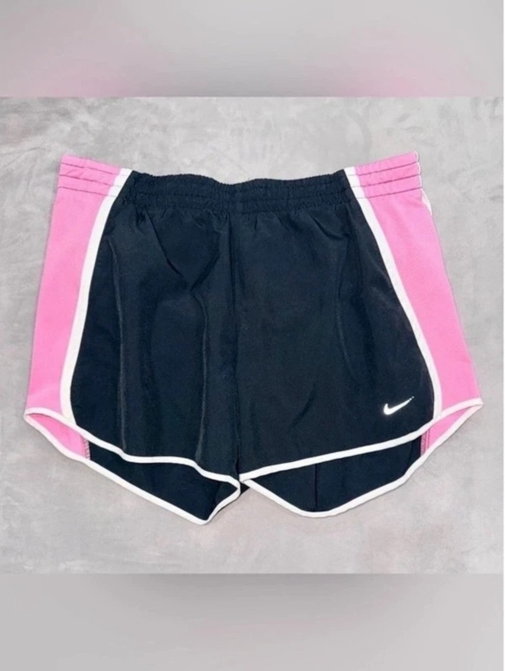 Nike Dri-FIT Tempo Black Pink Running Shorts Women’s Small